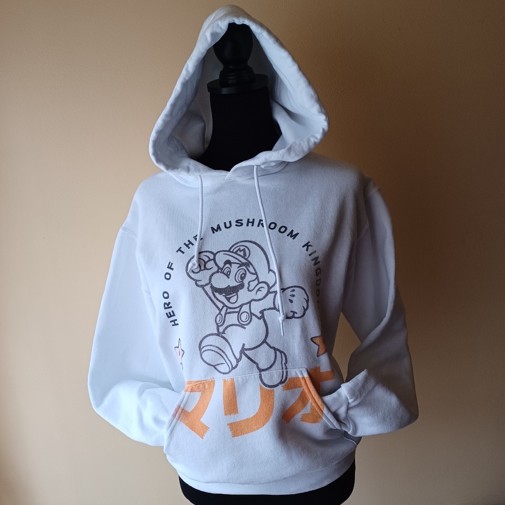 ⭐️ 🍄  Super Mario 🍄 ⭐️  Hero Of The Mushroom Kingdom Unisex Pullover Hoodie
